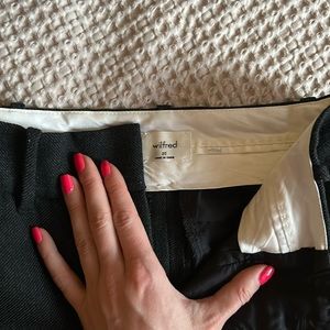 Wilfred dark grey wide leg dress pants size 00